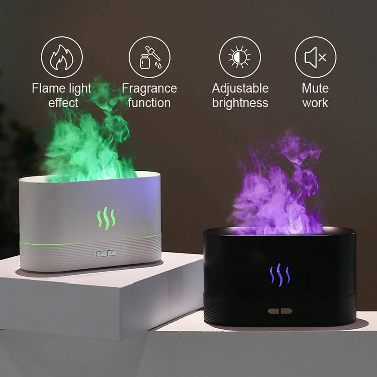 Flame Effect Aroma Diffuser - Wallaby-Mart 